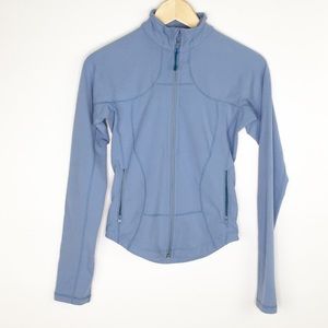 Lululemon Shape Up Jacket Full Zip Powder Blue